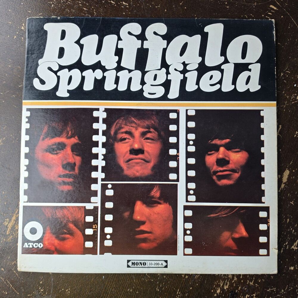 Buffalo Springfield Self Titled ATCO Records 1966 12" Mono LP 33-200 Play Tested